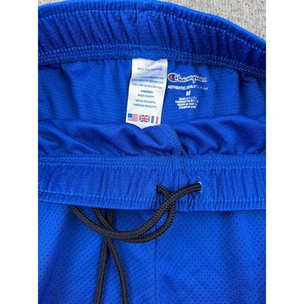 Champion Men's Royal Blue Athletic Basketball Shorts‎ Size Medium Elastic Waist